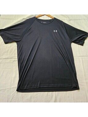 Under Armour Men's Loose Fit 2XL Black Polyester Shirt
